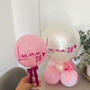 Combo Arranjo + Balão vareta topo