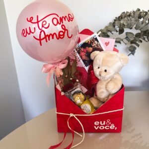 Presente cx carta c/ urso