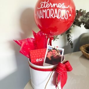 Box Montagem + foto + cartão